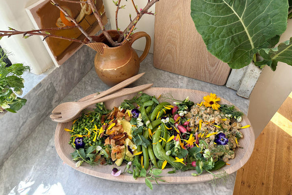 Large Oval Bowl - The Wooden Palate