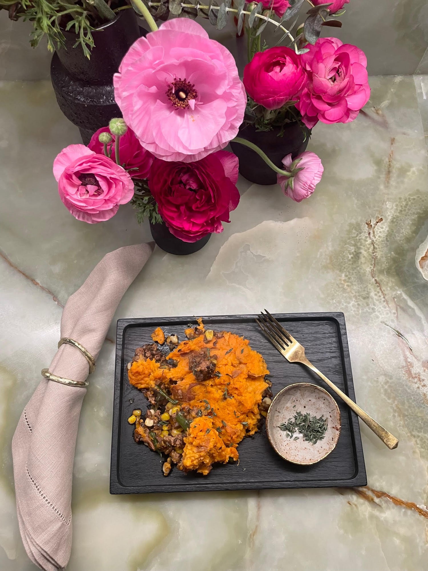 Sweet Potato Shepard's Pie with Ground Turkey