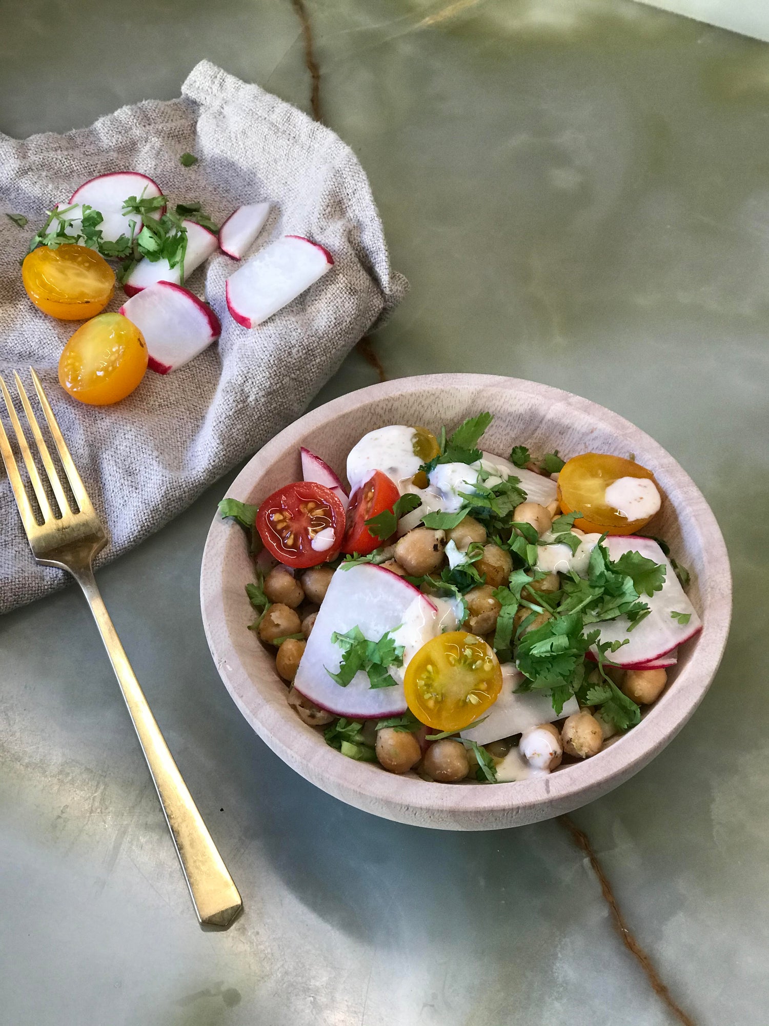 Elote Bowls with Lime Chickpeas & Black Quinoa